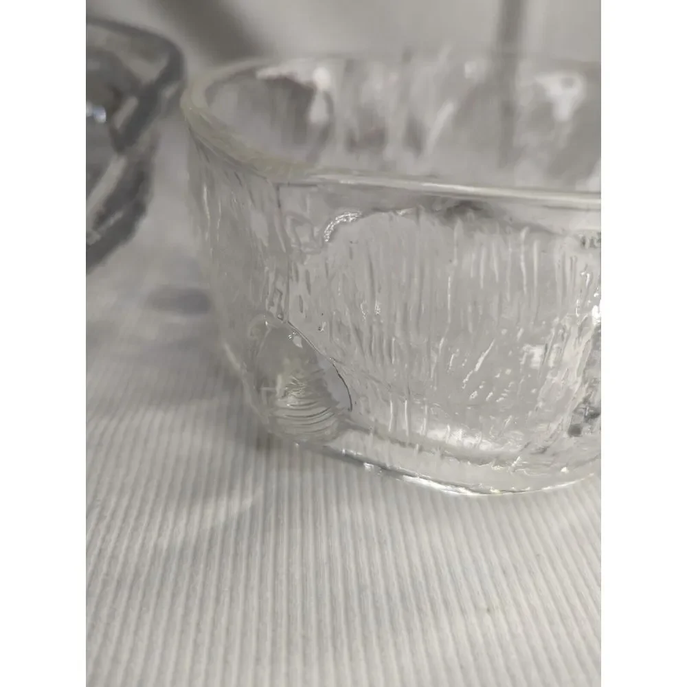 Vintage‎ Glass Molded Bunny Rabbit Candy/ Trinket Dish, Table Decor